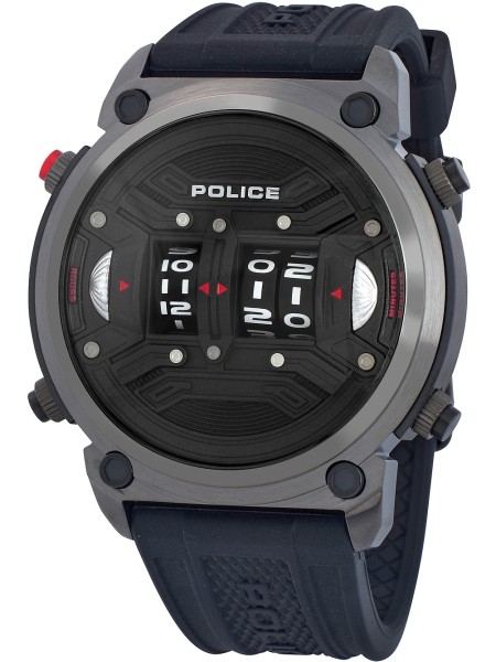 Police PEWJP2108303 montre pour homme, silicone sangle