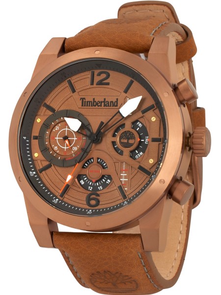 Timberland TDWGF2100002 men's watch, real leather strap