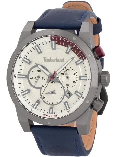 Timberland TDWJF2001802 montre pour homme, cuir véritable sangle