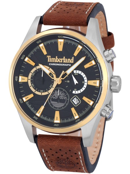 Timberland TDWGC2102402 men's watch, real leather strap