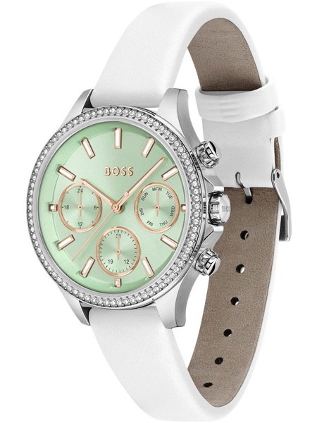 Hugo Boss 1502629 Γυναικείο ρολόι, real leather λουρί