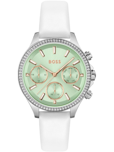 Hugo Boss 1502629 Γυναικείο ρολόι, real leather λουρί
