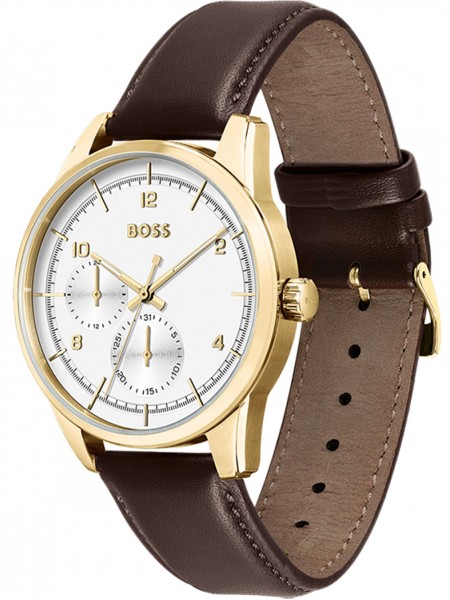 Hugo Boss 1513956 vyrų laikrodis, real leather dirželis