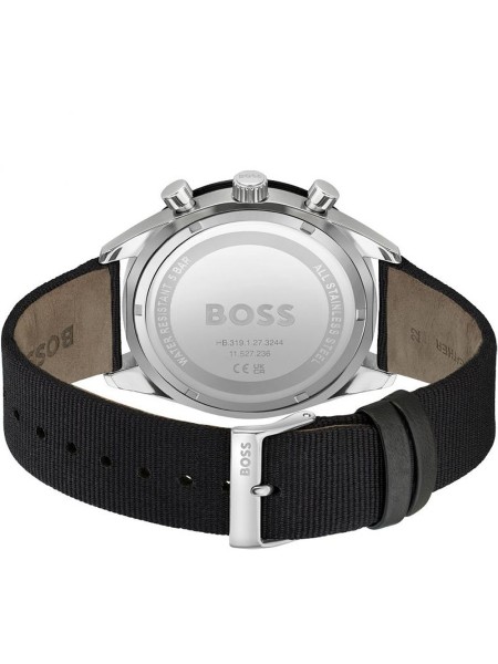 Hugo Boss 1513936 herrklocka, äkta läder armband