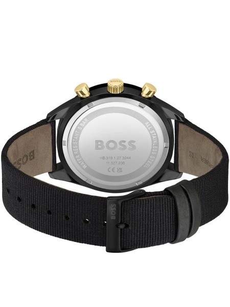 Hugo Boss 1513935 men's watch, real leather strap