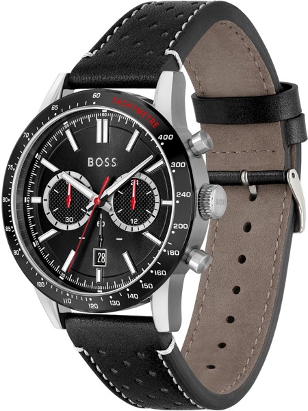 mužské hodinky Hugo Boss 1513920, řemínkem real leather
