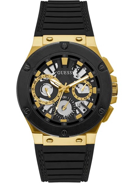 Guess GW0487G5 Herrenuhr, silicone Armband