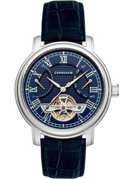 Thomas Earnshaw ES-8169-02 men's watch, real leather strap