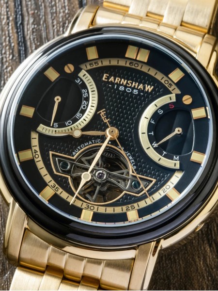 Thomas Earnshaw ES-8184-88 men's watch, stainless steel strap