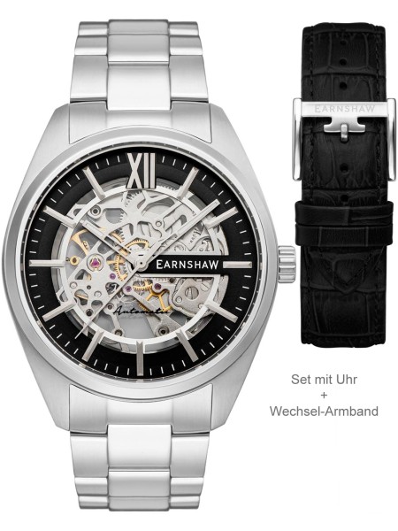 Thomas Earnshaw ES-8208-11 men's watch, acier inoxydable strap