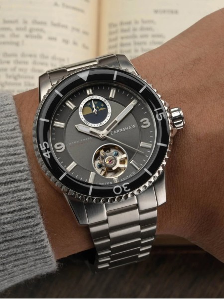 Thomas Earnshaw ES-8210-22 men's watch, acier inoxydable strap
