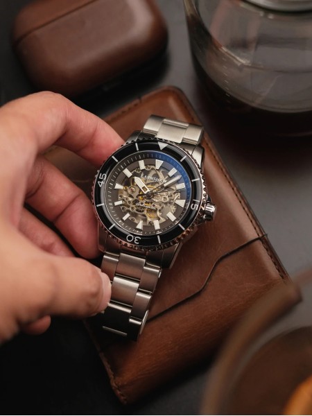 Thomas Earnshaw ES-8227-22 men's watch, acier inoxydable strap