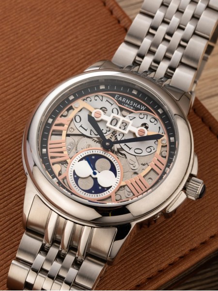 Thomas Earnshaw ES-8245-22 men's watch, stainless steel strap