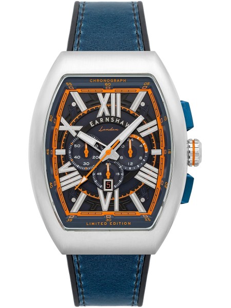 Thomas Earnshaw ES-8270-03 men's watch, real leather strap