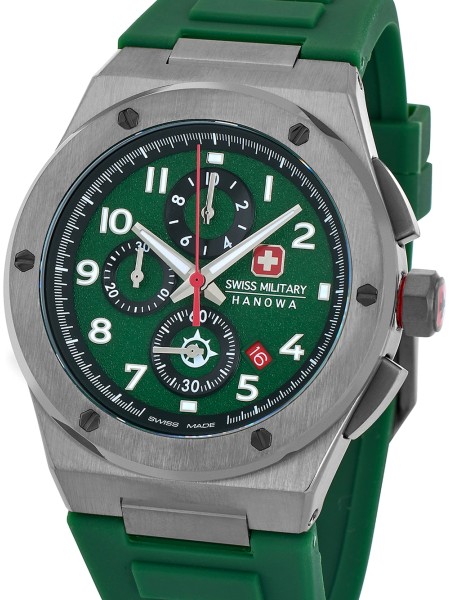 Swiss Military Hanowa SMWGO2102040 Reloj para hombre, correa de silicona