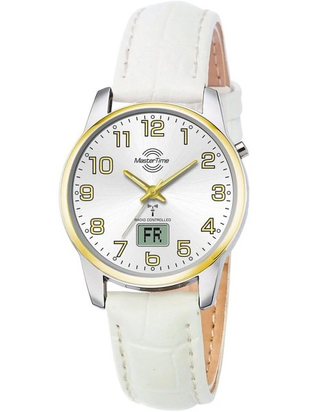 Master Time MTLA-10799-42L ladies' watch, real leather strap