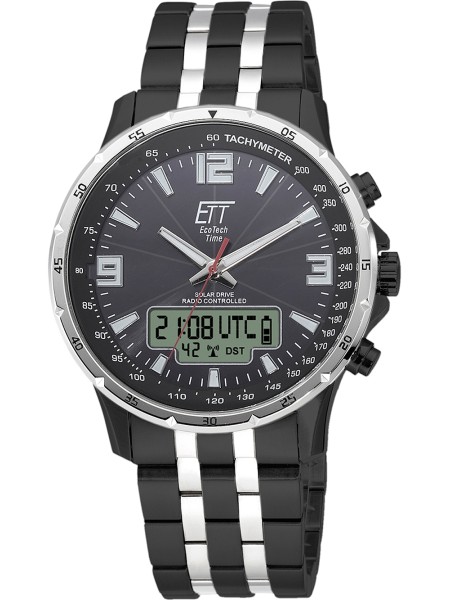 ETT Eco Tech Time EGS-11568-21M Reloj para hombre, correa de acero inoxidable