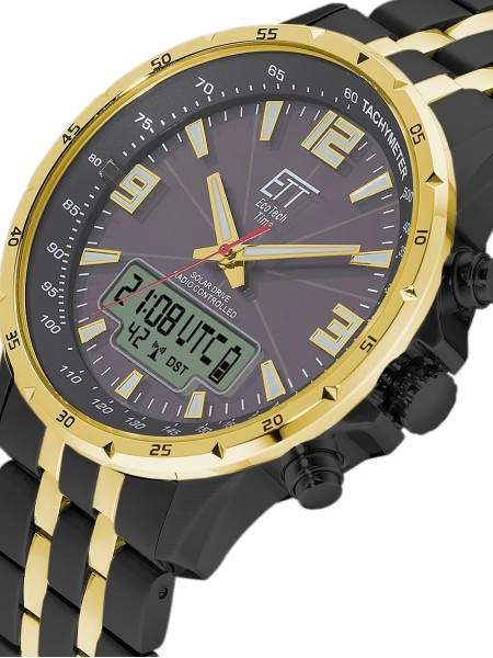 ETT Eco Tech Time EGS-11567-21M Herrenuhr, stainless steel Armband