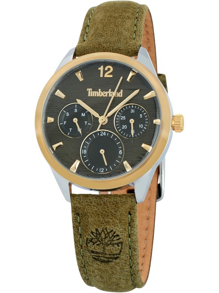 Timberland TDWLF2231901 Relógio para mulher, pulseira de cuero real