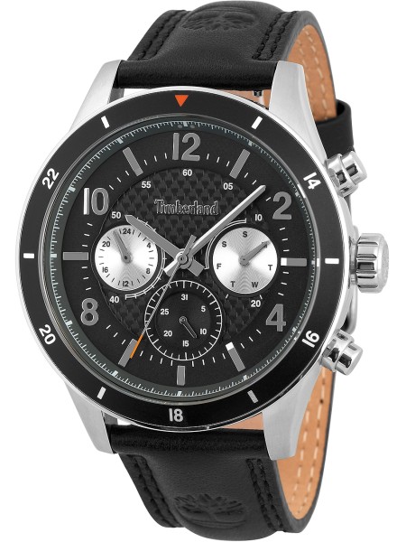 Timberland TDWGF2201001 men's watch, real leather strap