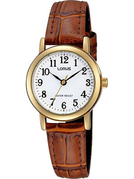 Lorus RRX98GX9 Relógio para mulher, pulseira de cuero real