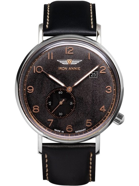 Iron Annie 5934-2 Reloj para hombre, correa de cuero real