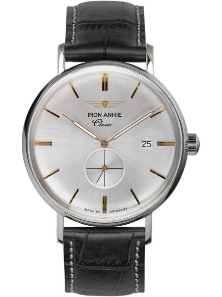 Iron Annie 5938-4 men's watch, real leather strap