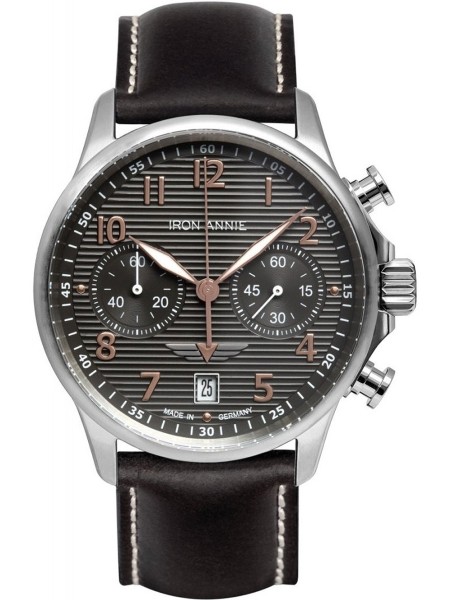 Iron Annie 5876-5 men's watch, cuir véritable strap