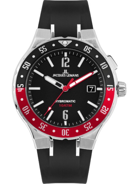 Jacques Lemans 1-2109A men's watch, silicone strap