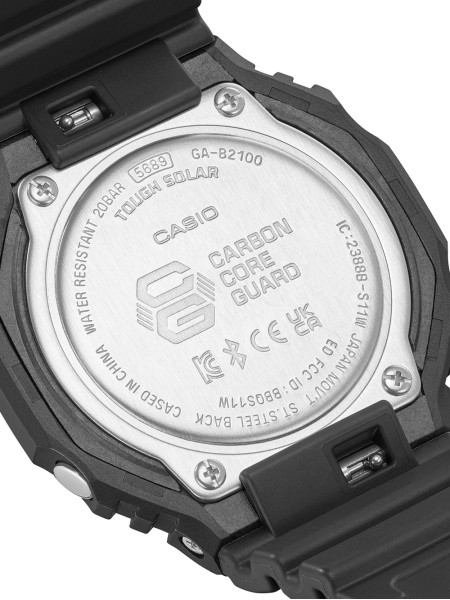 Casio GA-B2100-1A1ER men's watch, résine strap