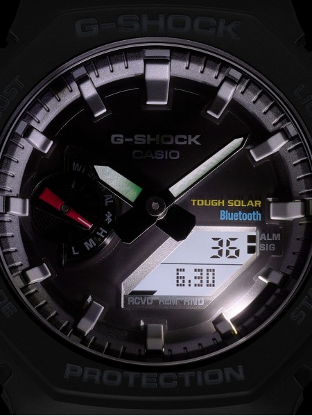 Casio GA-B2100-1AER men's watch, resin strap