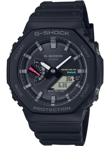 Casio GA-B2100-1AER men's watch, resin strap