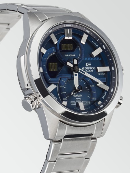 Casio ECB-30D-2AEF men's watch, stainless steel strap