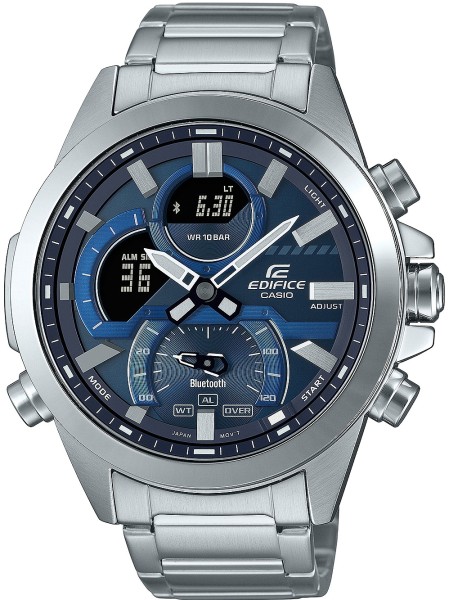 Casio ECB-30D-2AEF men's watch, stainless steel strap