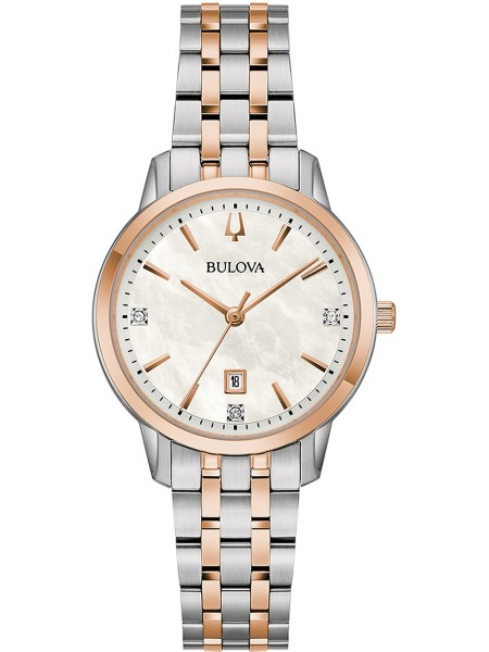 Bulova 98P213 γυναικείο ρολόι, με λουράκι stainless steel