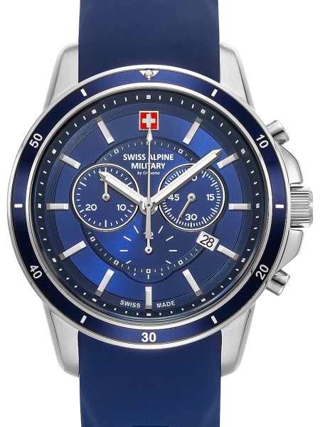 Swiss Alpine Military 7089.9835 men's watch, silicone strap