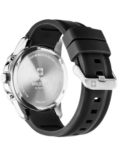 Swiss Alpine Military 7089.9832 men's watch, silicone strap