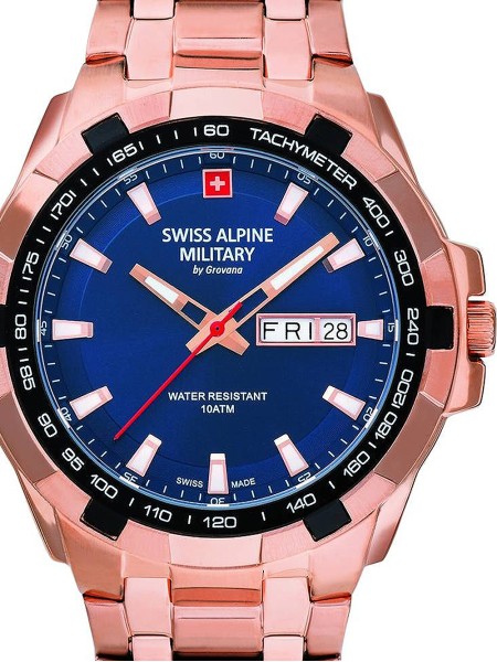 Swiss Alpine Military 7043.1165 men's watch, stainless steel strap