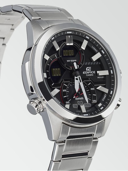 Casio ECB-30D-1AEF men's watch, stainless steel strap