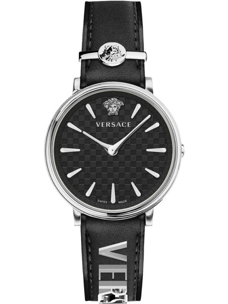 Versace VE8104122 moterų laikrodis, real leather dirželis