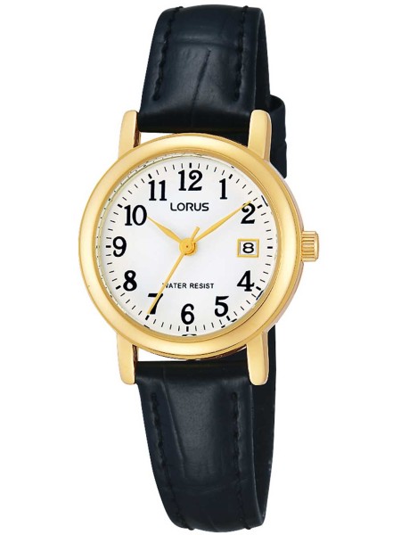 Lorus RH764AX5 ladies' watch, real leather strap