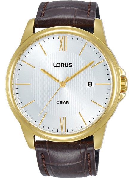 Lorus RS943DX9 men's watch, real leather strap