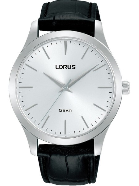 Lorus RRX73HX9 men's watch, real leather strap