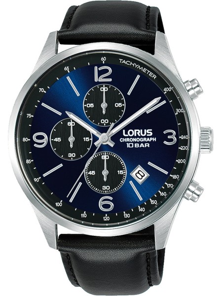 Lorus RM319HX9 men's watch, real leather strap