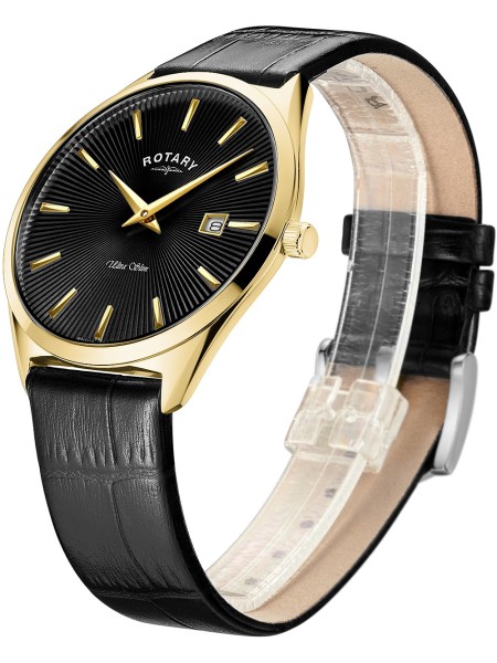 Rotary GS08013/04 men's watch, cuir véritable strap