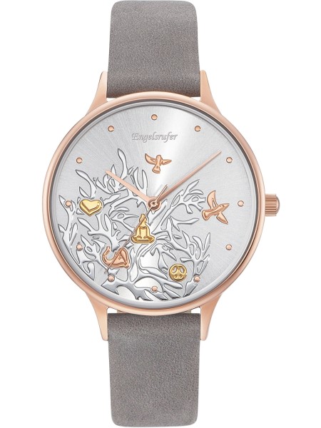 Engelsrufer ERWA-TREE01-NGY1-MR ladies' watch, real leather strap