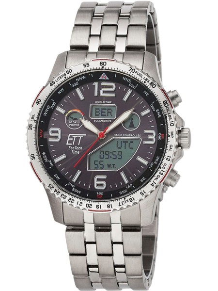 ETT Eco Tech Time EGT-11572-21M men's watch, stainless steel strap
