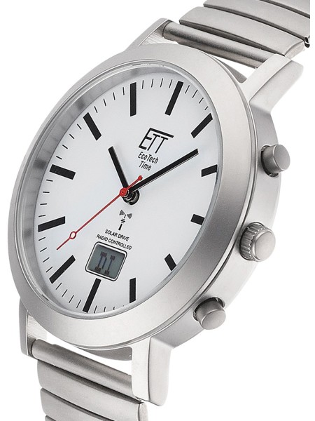 ETT Eco Tech Time EGS-11580-11M Herrenuhr, stainless steel Armband