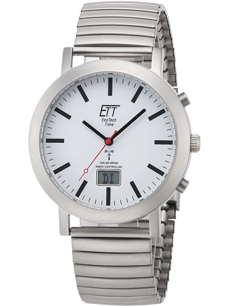 ETT Eco Tech Time EGS-11580-11M Herrenuhr, stainless steel Armband