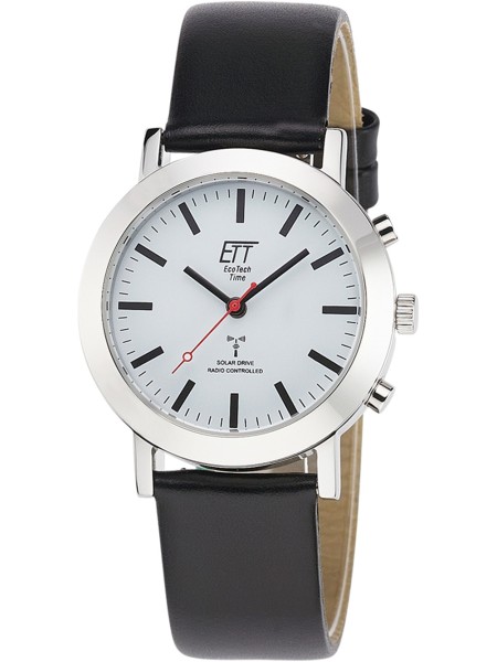 ETT Eco Tech Time ELS-11581-11L damklocka, äkta läder armband